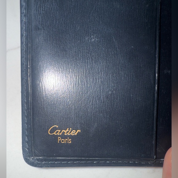 Cartier Midnight Navy Leather Wallet